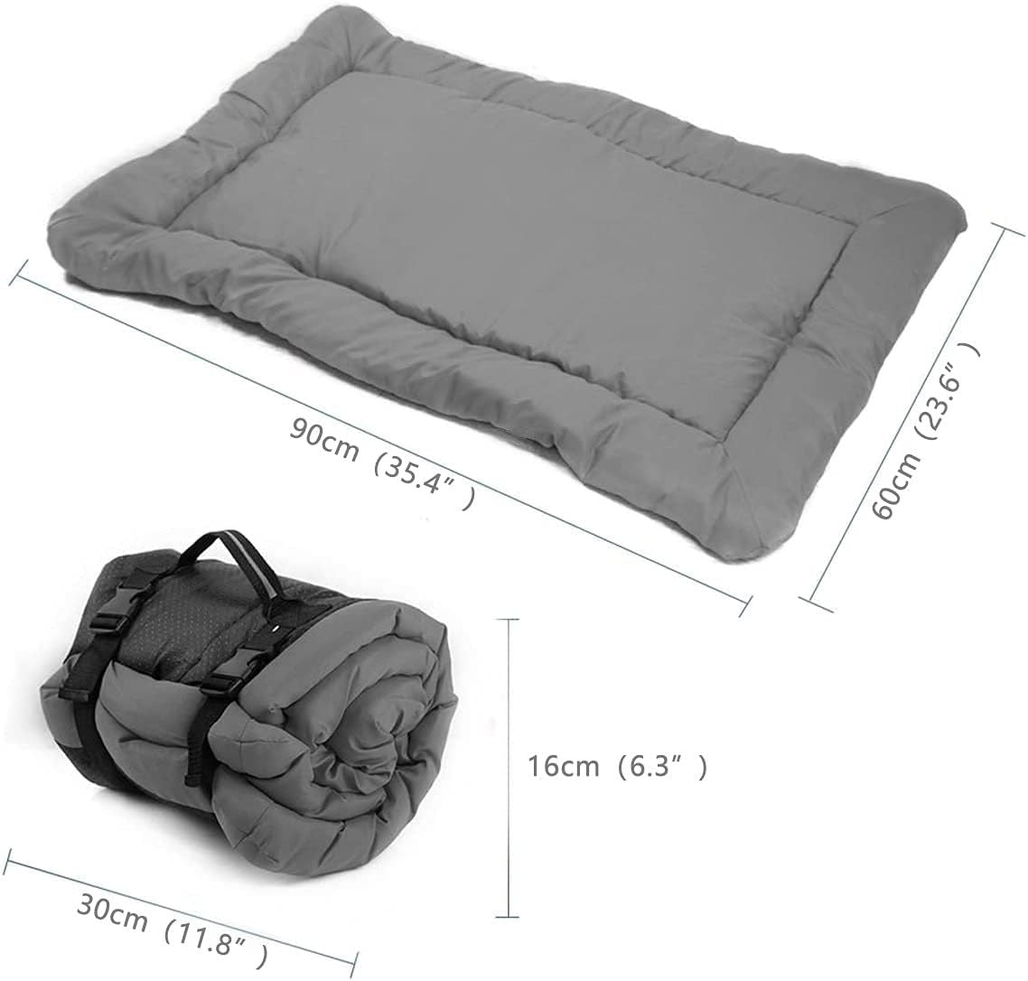 Adventure-Ready Roll-Up Dog Bed – Waterproof Travel Mat for Camping, Hiking, and Home Comfort