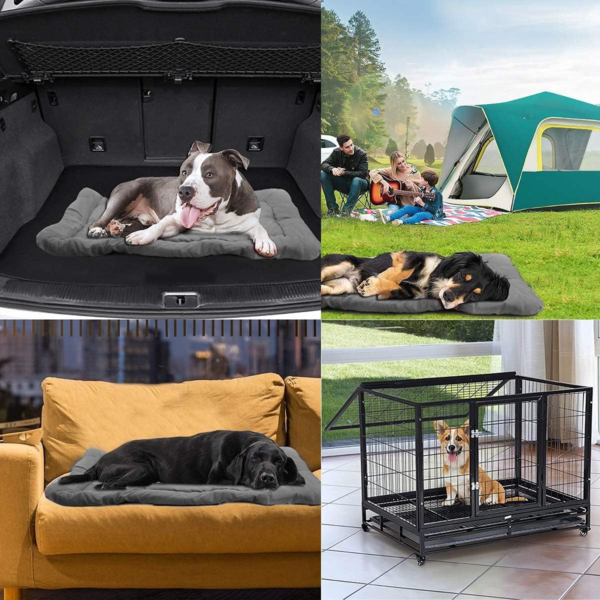 Adventure-Ready Roll-Up Dog Bed – Waterproof Travel Mat for Camping, Hiking, and Home Comfort