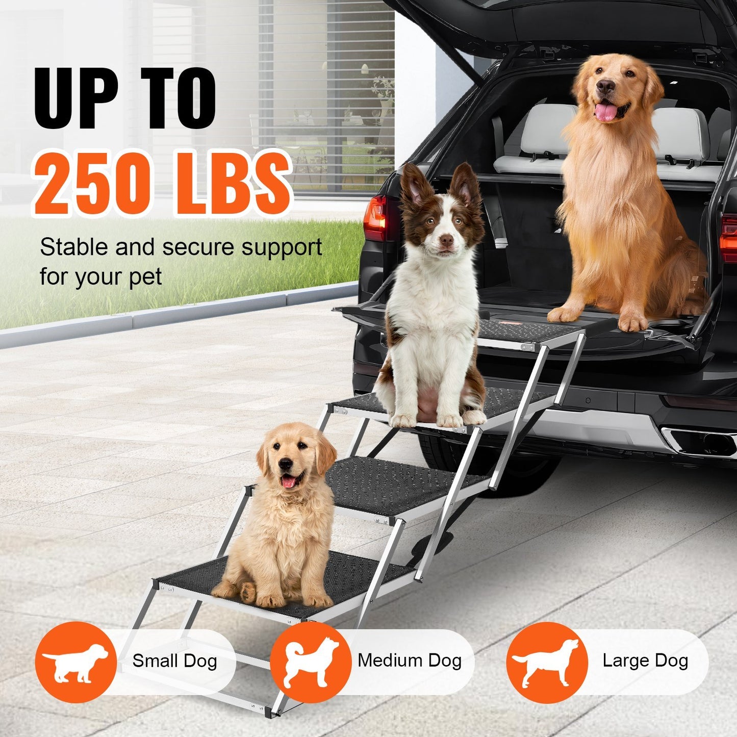 Portable Foldable Dog Steps