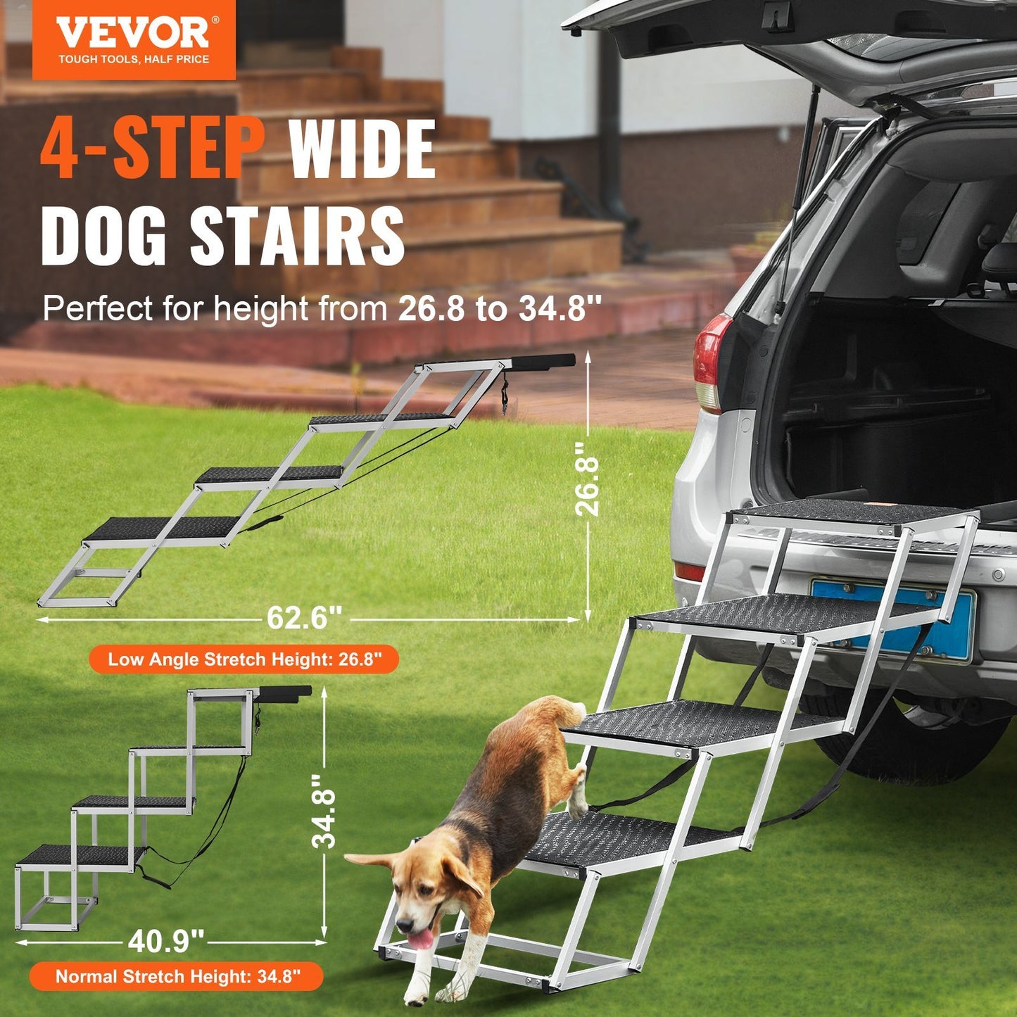 Portable Foldable Dog Steps